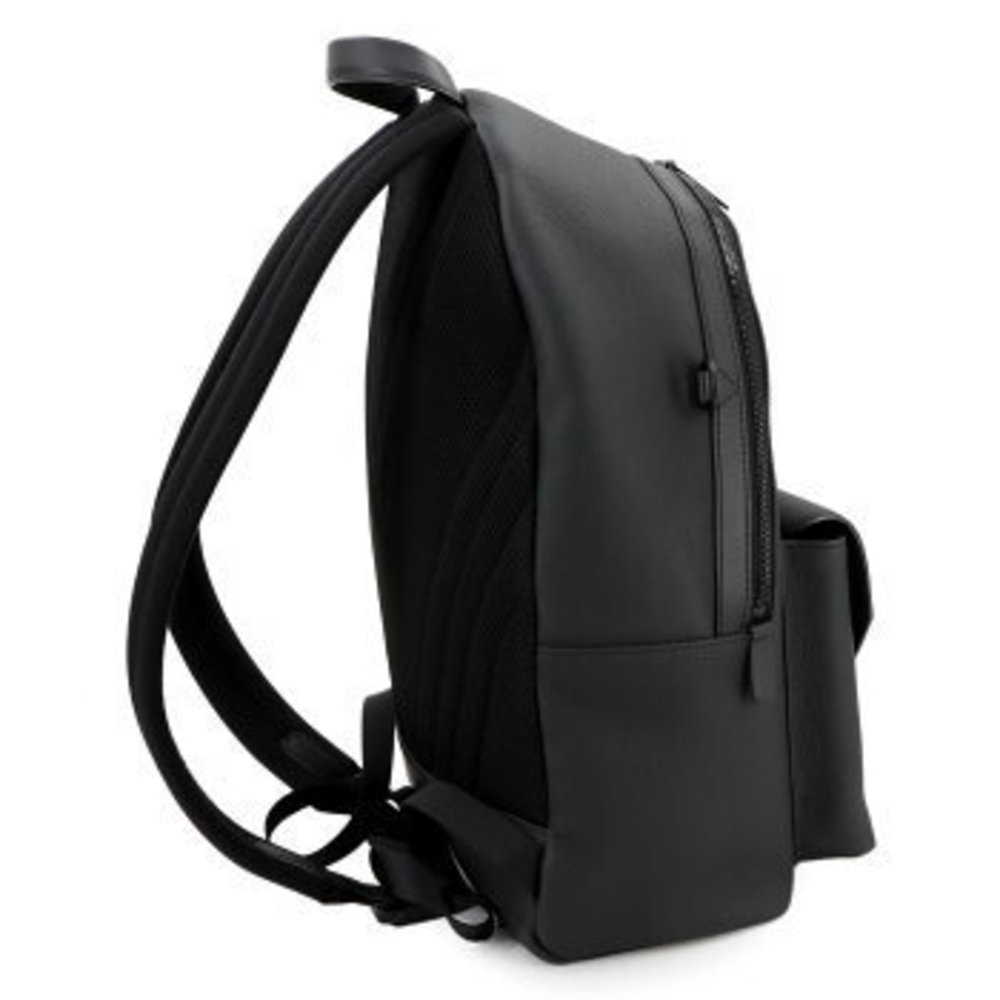 LOUIS VUITTON Aerogram Takeoff Rucksack Backpack Leather Black